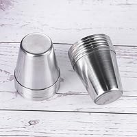 Vista 5 de Amosfun Vasos irrompibles irrompibles de 6 uds. Bar Home Restaurant Portable Beber