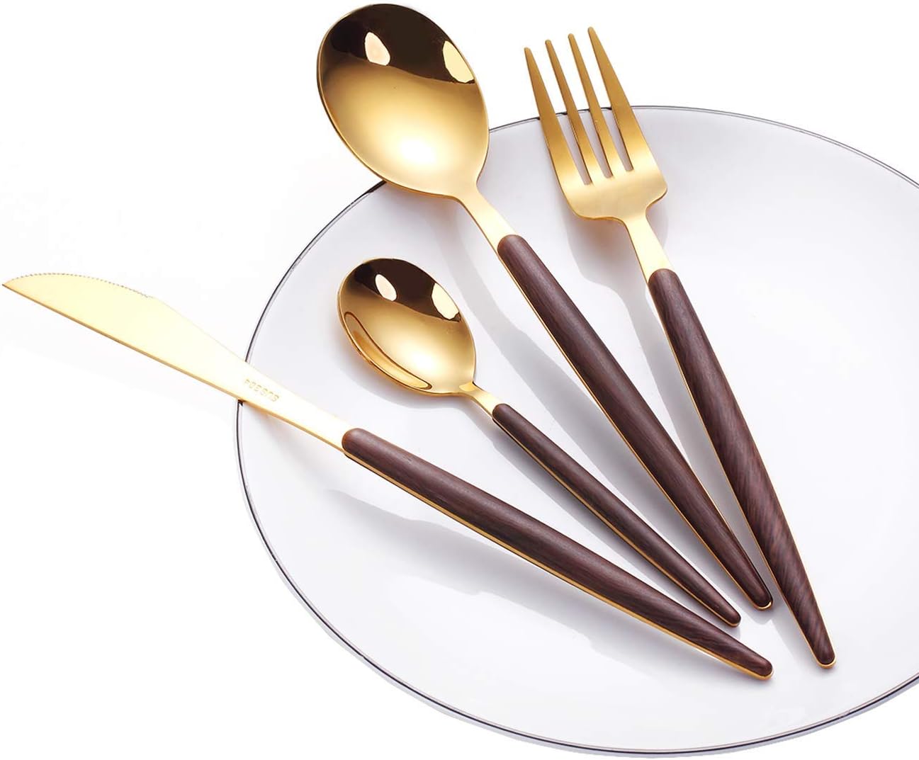 100 Cases 100Sets 400 Piece Stainless Steel Flatware Silverware Set Tableware Fork Knife and Spoon Serve Family and Friends for any Dining Event Dinner Party