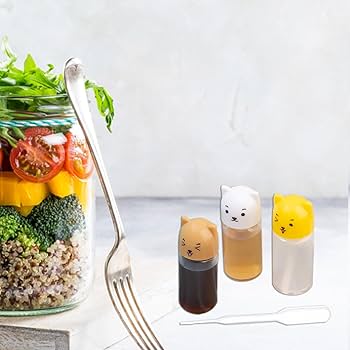 Amazon｜ドレッシング ボトル 小、 2/3/7個 調味料ボトル 調味料