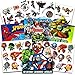 Super Hero Party Supplies Set -- 126 Temporary Tattoos Featuring Marvel Avengers, Spiderman and Teenage Mutant Ninja Turtles