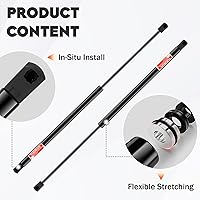 Vista 5 de Soporte de elevación de vidrio de ventana trasera amortiguadores de gas para GMC Envoy SLE SLT 2002-07, Denali 4576 2005-07