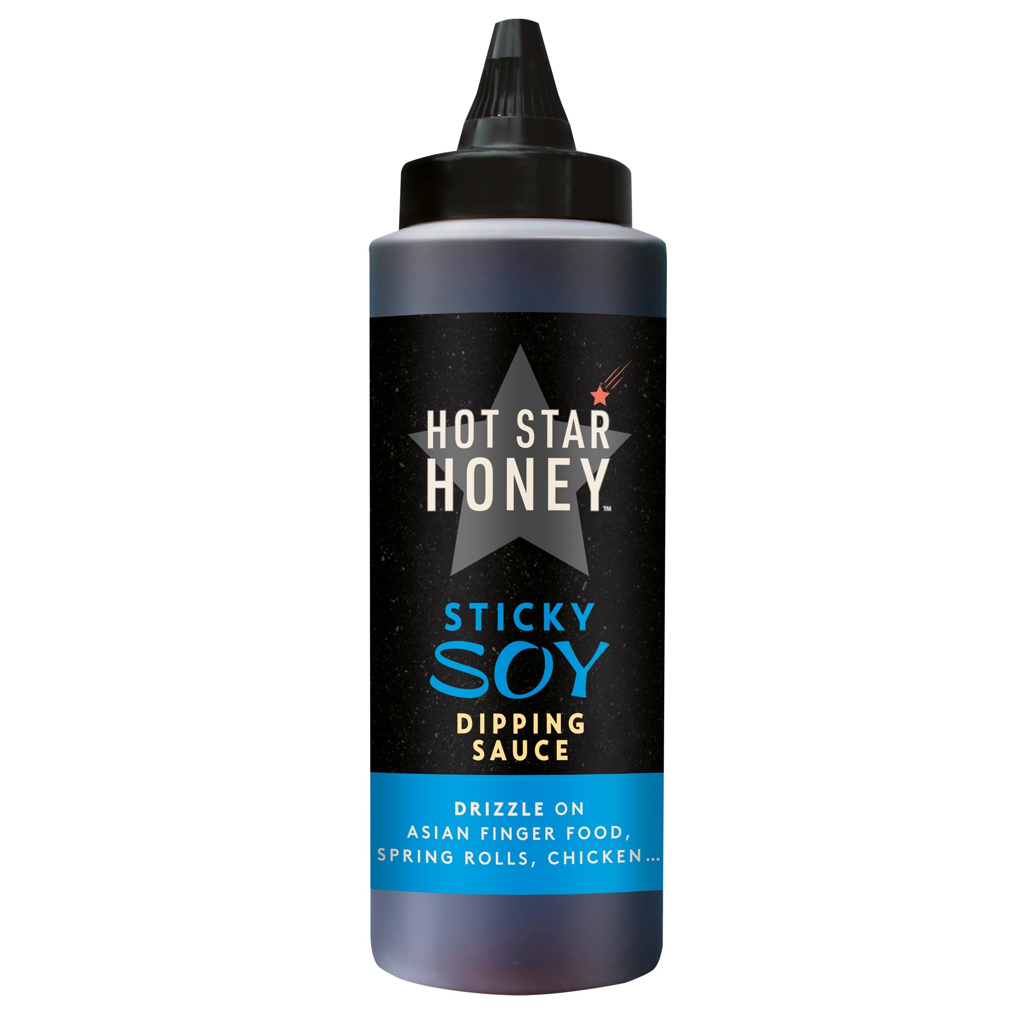 Sticky Soy Dipping Sauce - SWEET HONEY DIPPING SAUCE WITH GARLIC AND SOY - 100% NATURAL, NO ADDITIVES - DRIZZLE ON ASIAN FINGER FOOD SPRING ROLLS, CHICKEN – MAKE IN UK - 325g