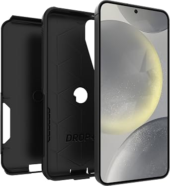 OtterBox Samsung Galaxy S24+ Commuter Series Case - Black, Slim & Tough, Pocket-Friendly, with Port Protection