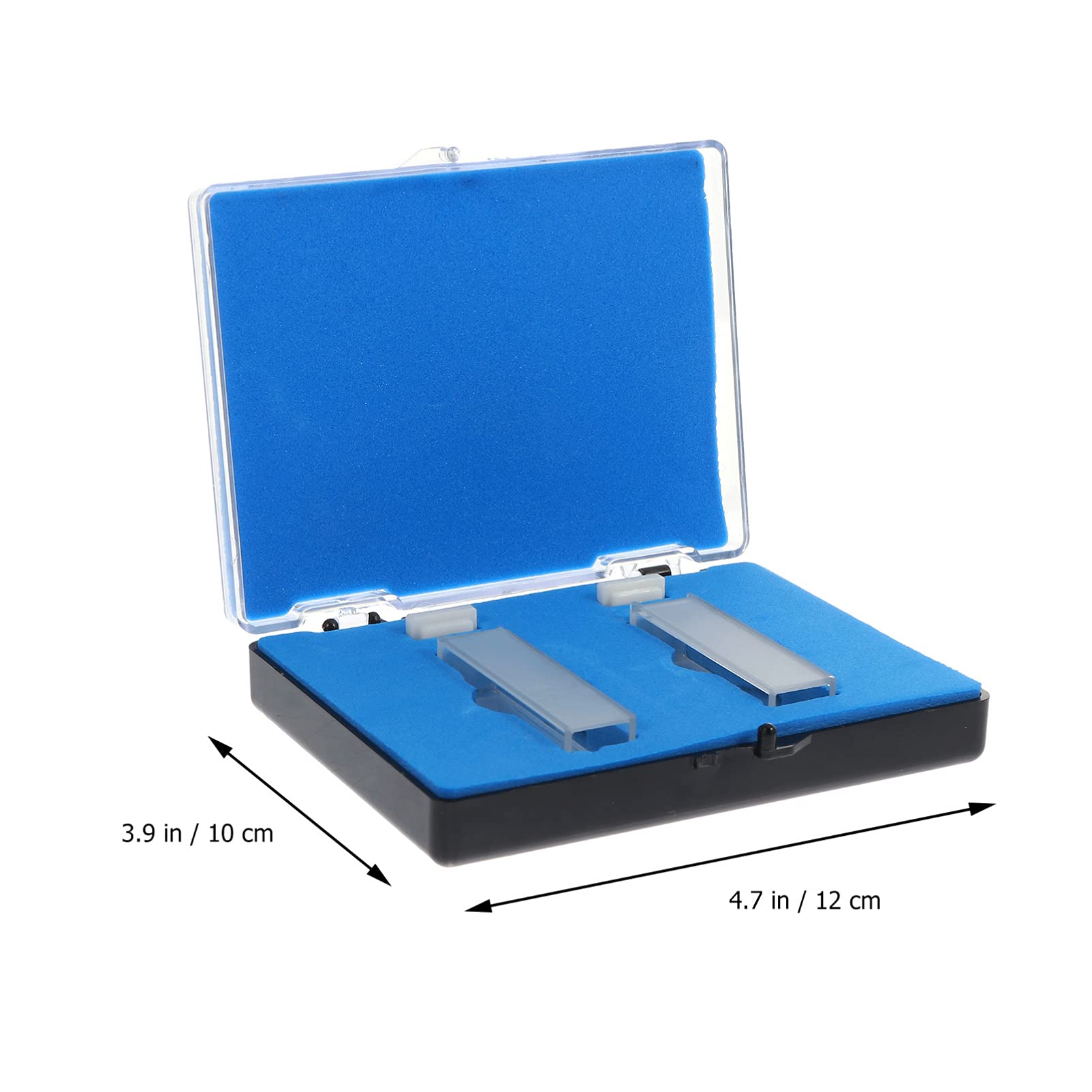 SOLUSTRE 8 Piezas Cubeta De Cuarzo Palet De Plastico Platos De Pesaje De Laboratorio Cubeta Sellable Baterías Cuadradas Cubeta Para Espectrofotómetro Cubetas Vidrio 100 Mm Producto Plástico