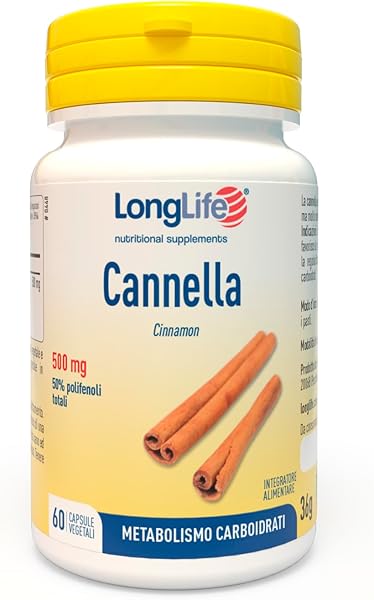 LongLife Cannella Estratto Polifenoli Metabolismo Carboidrati