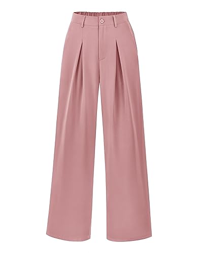 Women High Waist Palazzo Pants Spring 2026 Casual Wide Leg