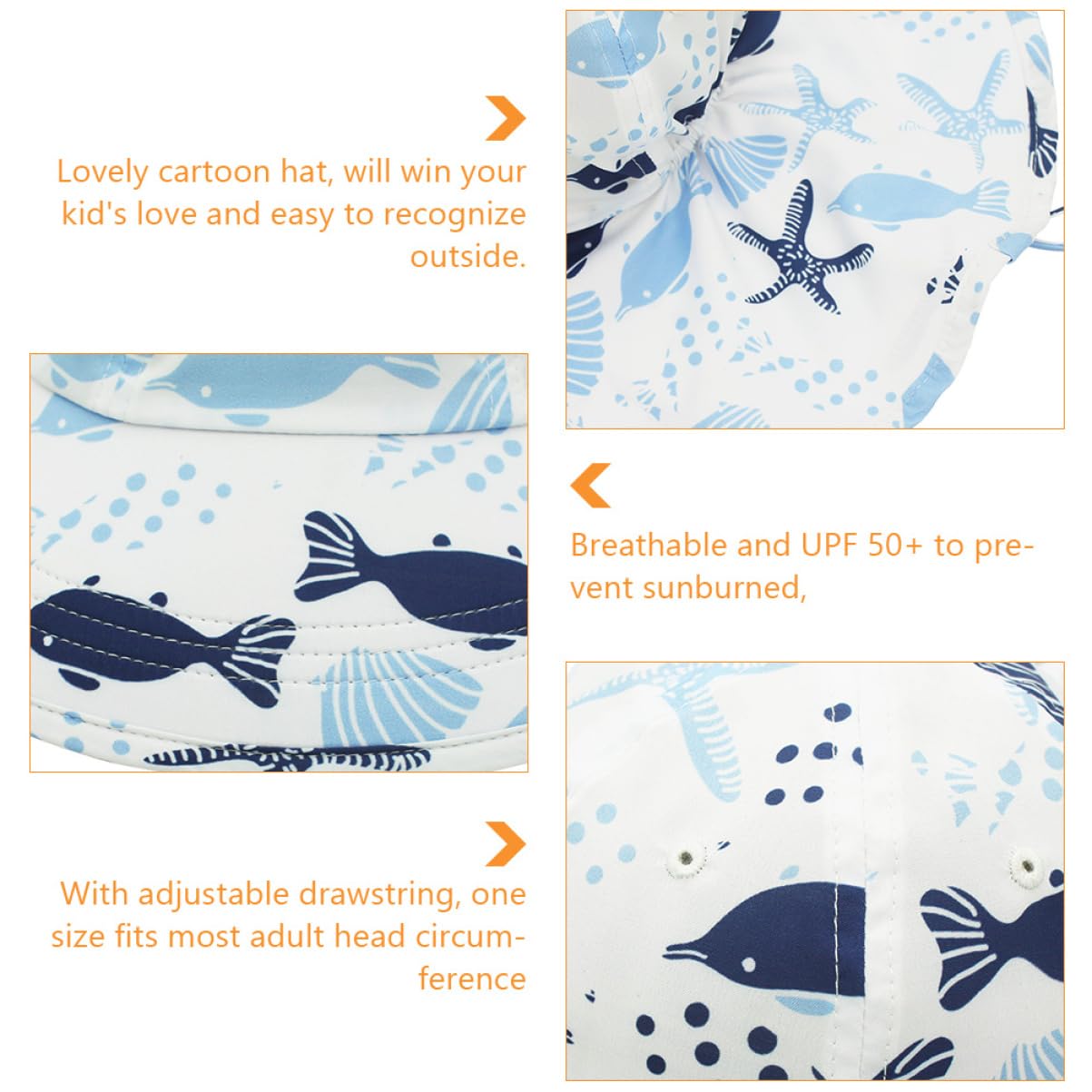 PACKOVE Sonnenhut Sonnenschutzhut Fischerhut für den Sommer Sonnenhüte für Babys Sonnenhüte für Kleinkinder Klappe hutschachtel caps Fischerhut für Sommerschutzmütze reinigen