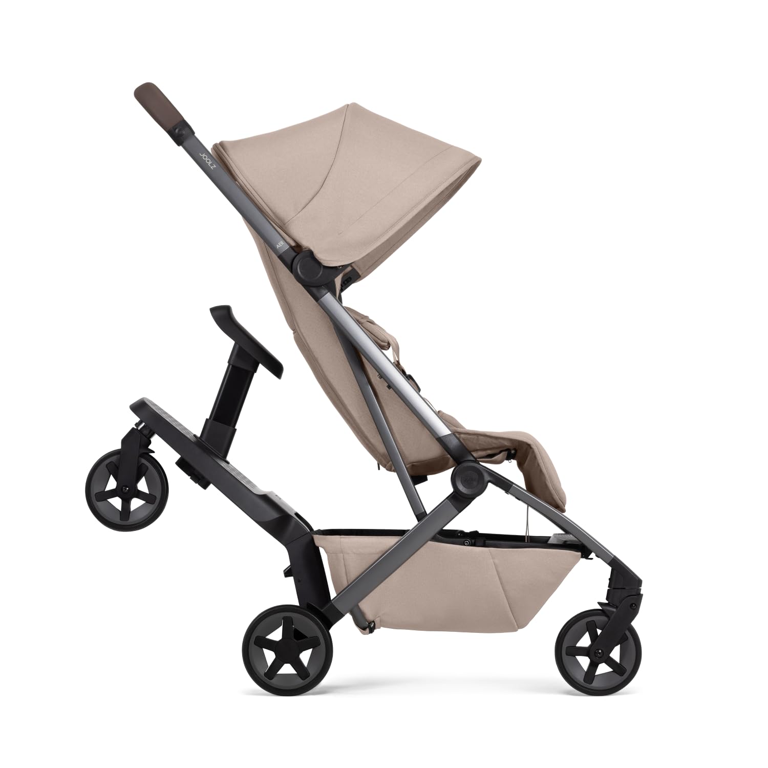 Joolz Aer2 Mitfahrbrett - Trittbrett mit abnehmbarem Sitz | One-Click-Befestigung, kompakt faltbar, freiem Zugang zur Bremse - Bis 20 kg belastbar -Kompatibel mit Joolz Aer2 Kinderwagen