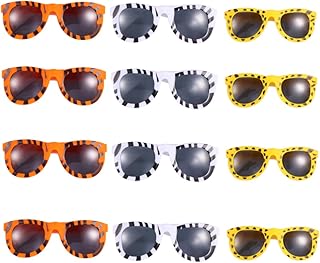 Óculos De Sol Para Crianças Óculos De Sol Leopardo Óculos De Plástico 12 Peças Óculos De Sol Engraçados Óculos De Sol De Natal Óculos De Criança Óculos Engraçados Óculos De Moda