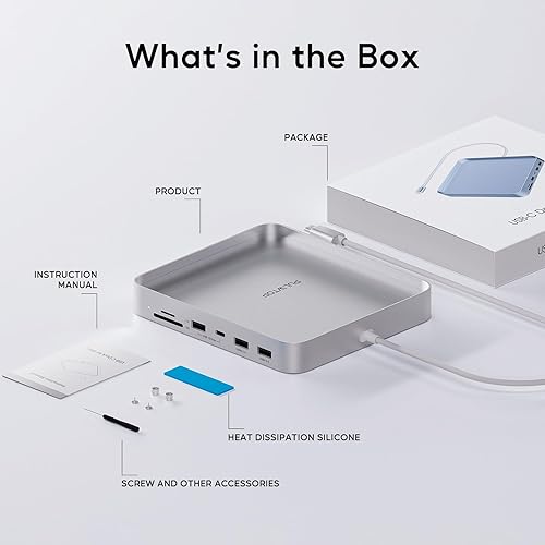 Miniatura 7 de HUB USB C para iMac de 24 pulgadas 2021/2023/2024, Adaptador de Hub USB PULWTOP, Accesorios para iMac para i-Mac M1/M3/M4 con USB C 10Gbps 3*USB A