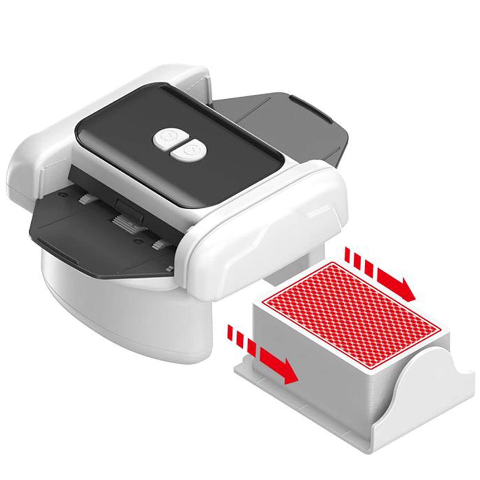 Maszyna Do Tasowania Kart Tasak do Kart dla 1-2 Talii do Gier Karcianych