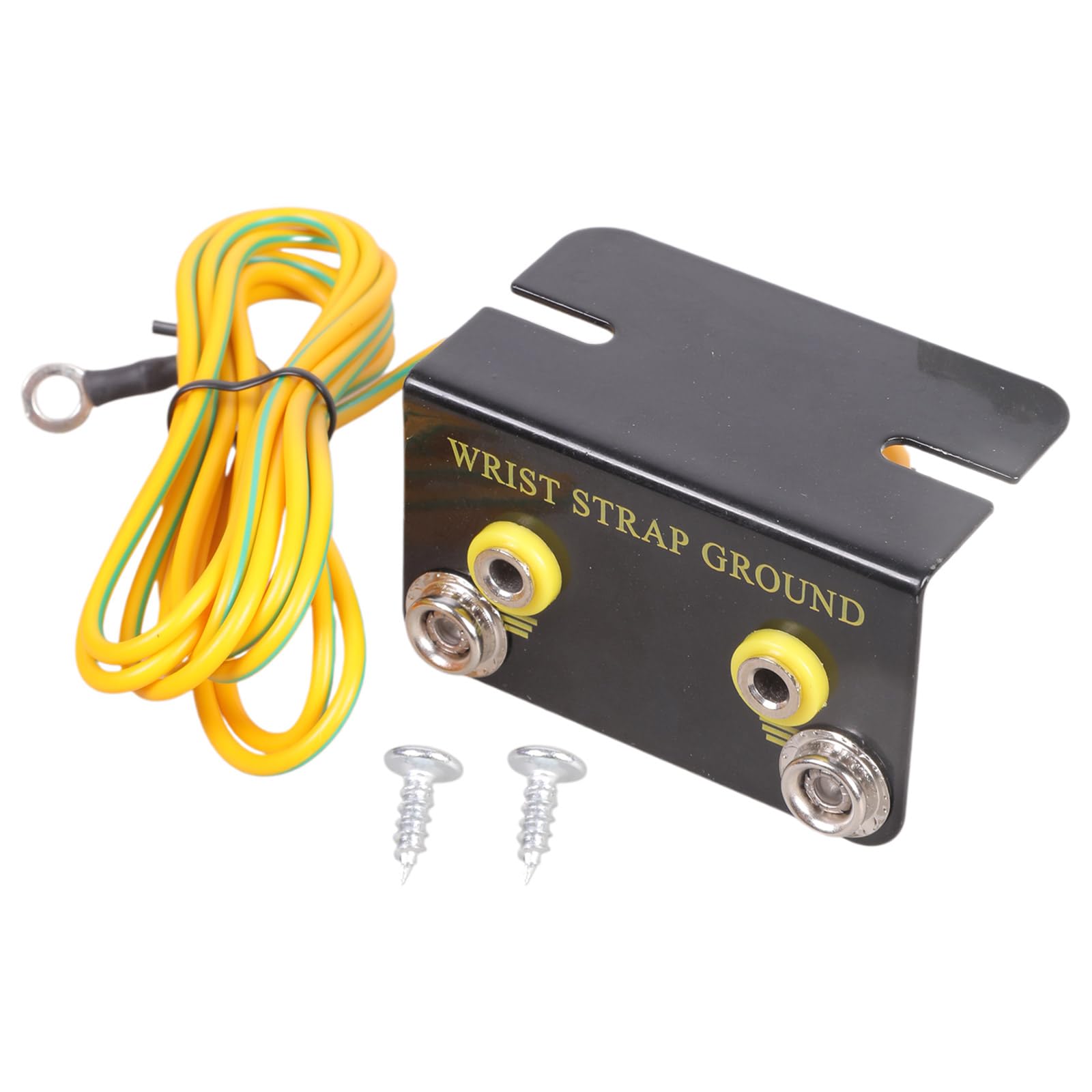Multifunction Statics Grounding Outlet with L Shape Design Secure Statics Discharge for Electronics Assembly Lab Use Multiple Device Grounding Socket
