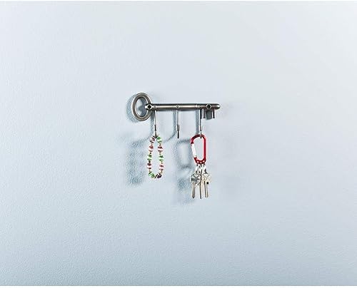 Miniatura 2 de Liberty Llavero vintage plateado de 7 pulgadas con 3 ganchos