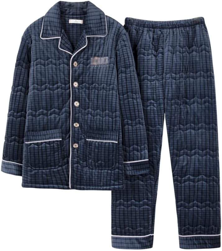 Winter Pajamas For Men's Autumn And In Thick Cotton Home Clothing For Men