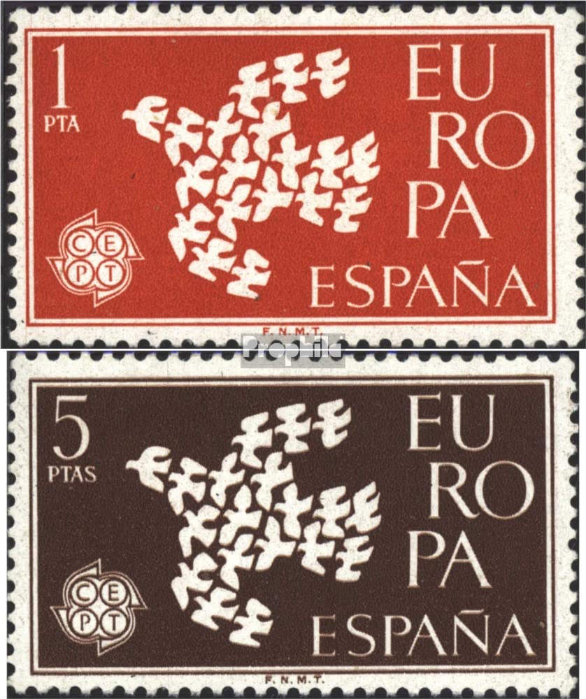 Spanien Briefmarken-Set 1975 Postwesen – Komplette Ausgabe 2126-2129, Postfrisch MNH (PROPHILA Collection)