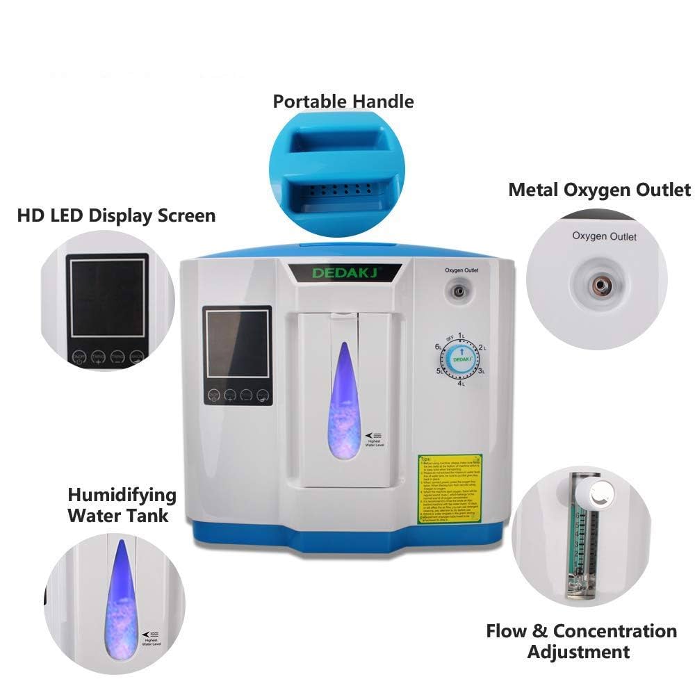 酸素発生器 DEDAKJ DE-1LW DDT  HEALTH CARE DEDAKJ 酸素供給器 DE-1A 酸素発生器 酸素濃縮器 30%-90% - メルカリ