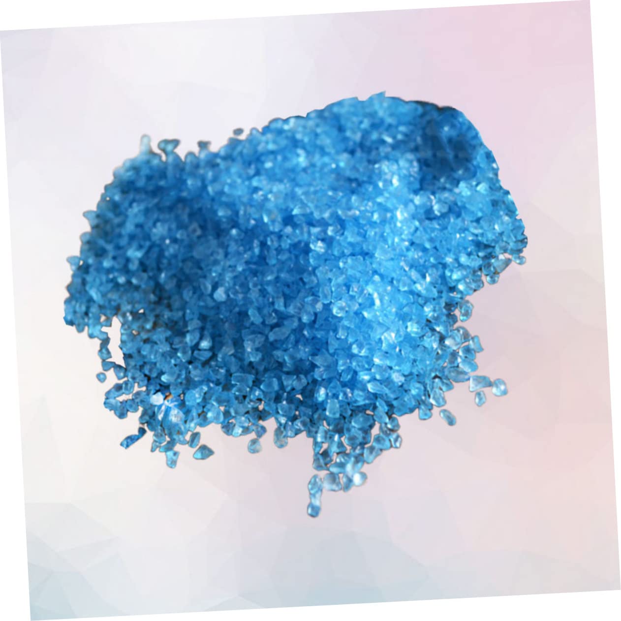 BESPORTBLE 500g Fish Tank Decorative Stone Glass Gravel for Aquariums Safe for Fish Natural Look Easy to Shape