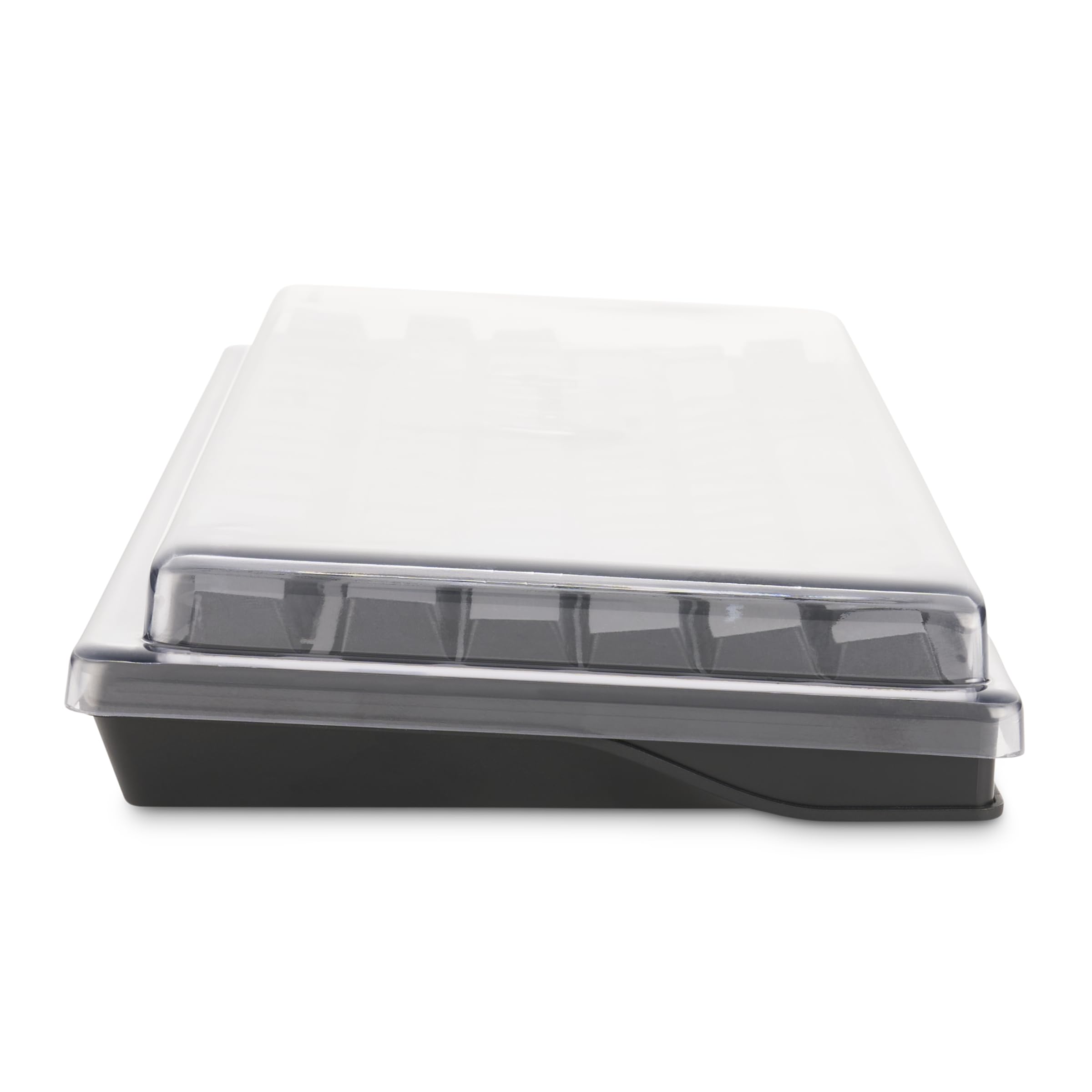 Decksaver Funda para Wooting 80HE - Tapa protectora de policarbonato superduradera en color transparente ahumado patentado, fabricada en el Reino Unido