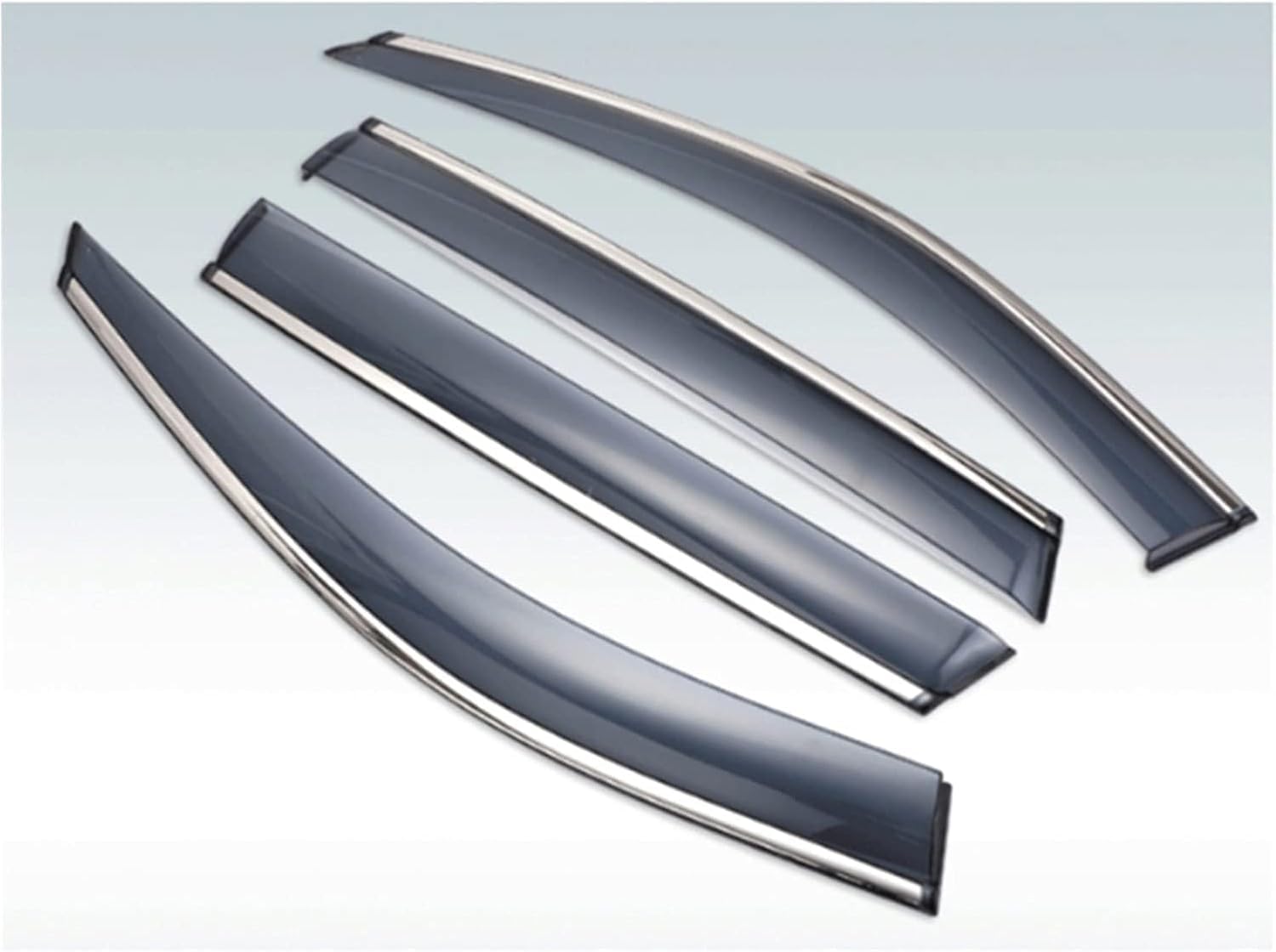 FengXH 4Pcs Smoke Tint Car Window Deflectors for Mazda CX-5 2017 2018