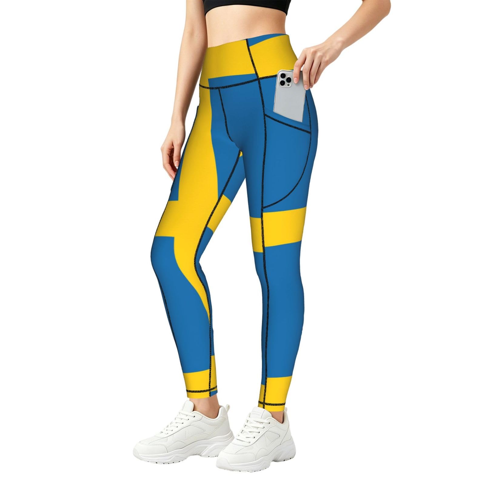 Leggings de entrenamiento para mujer con bolsillos funcionales 8
