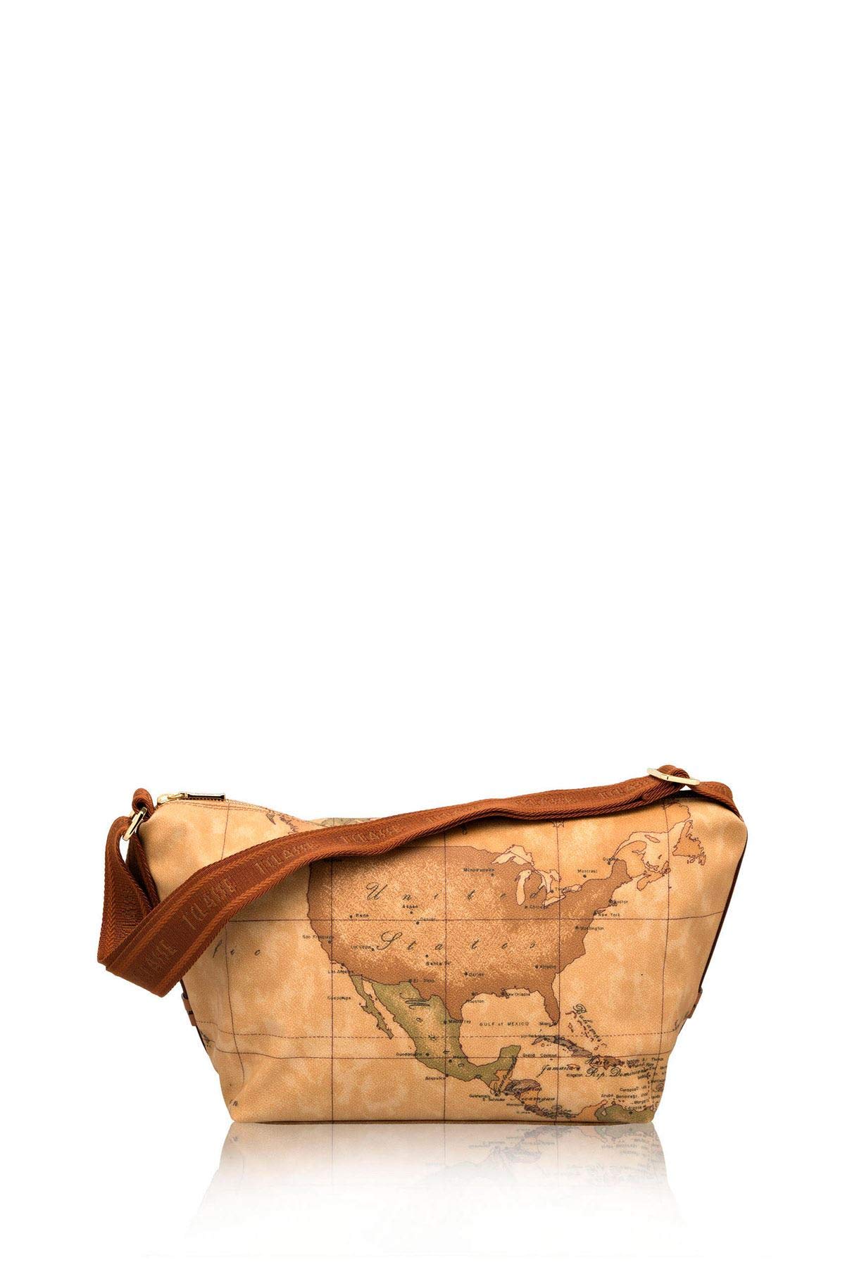 Alviero Martini 1a classe Classe Messenger Bag, 38 cm, Beige (Naturale)