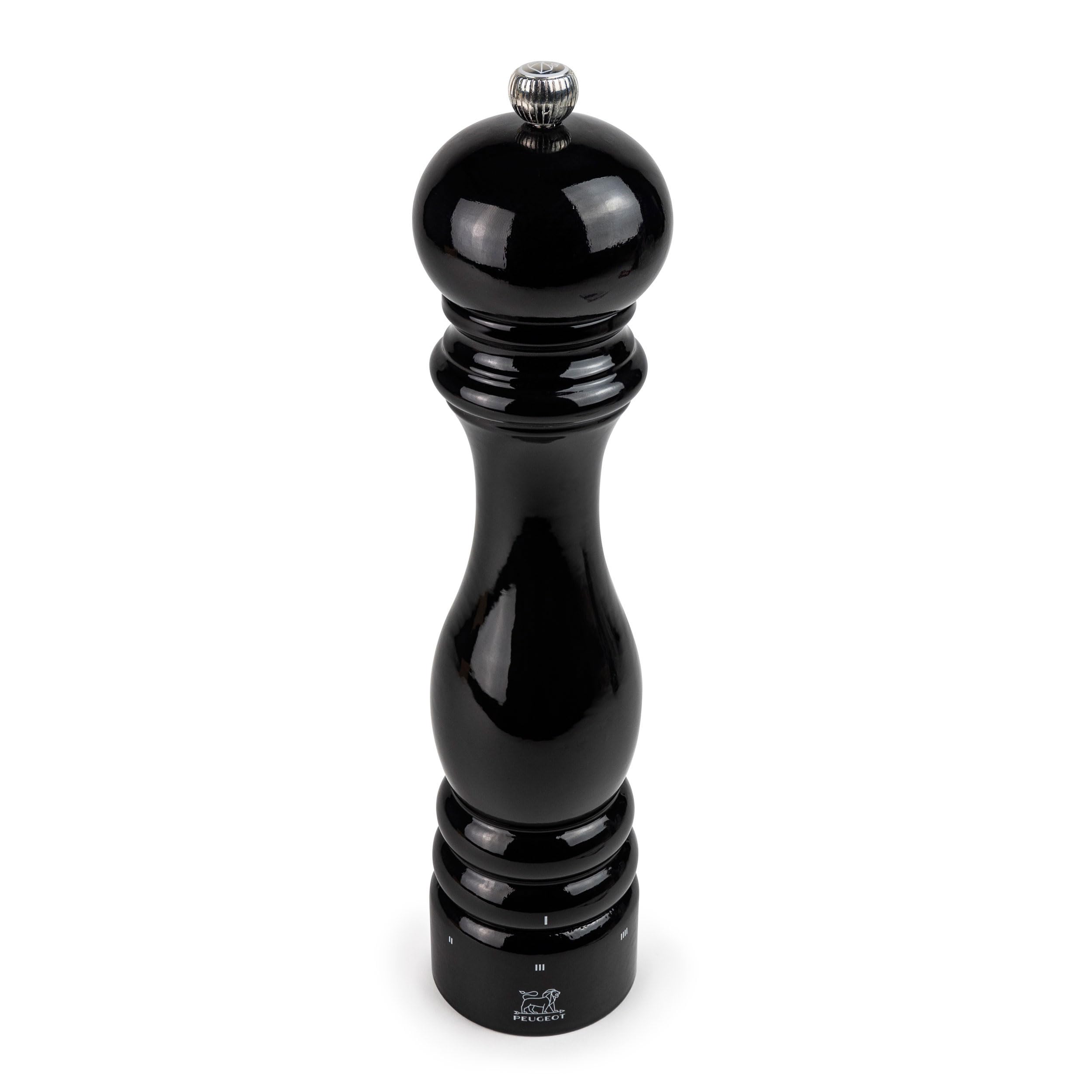 Peugeot Paris u'Select moulin à sel manuel bois noir laqué 27 cm grand modèle 23751