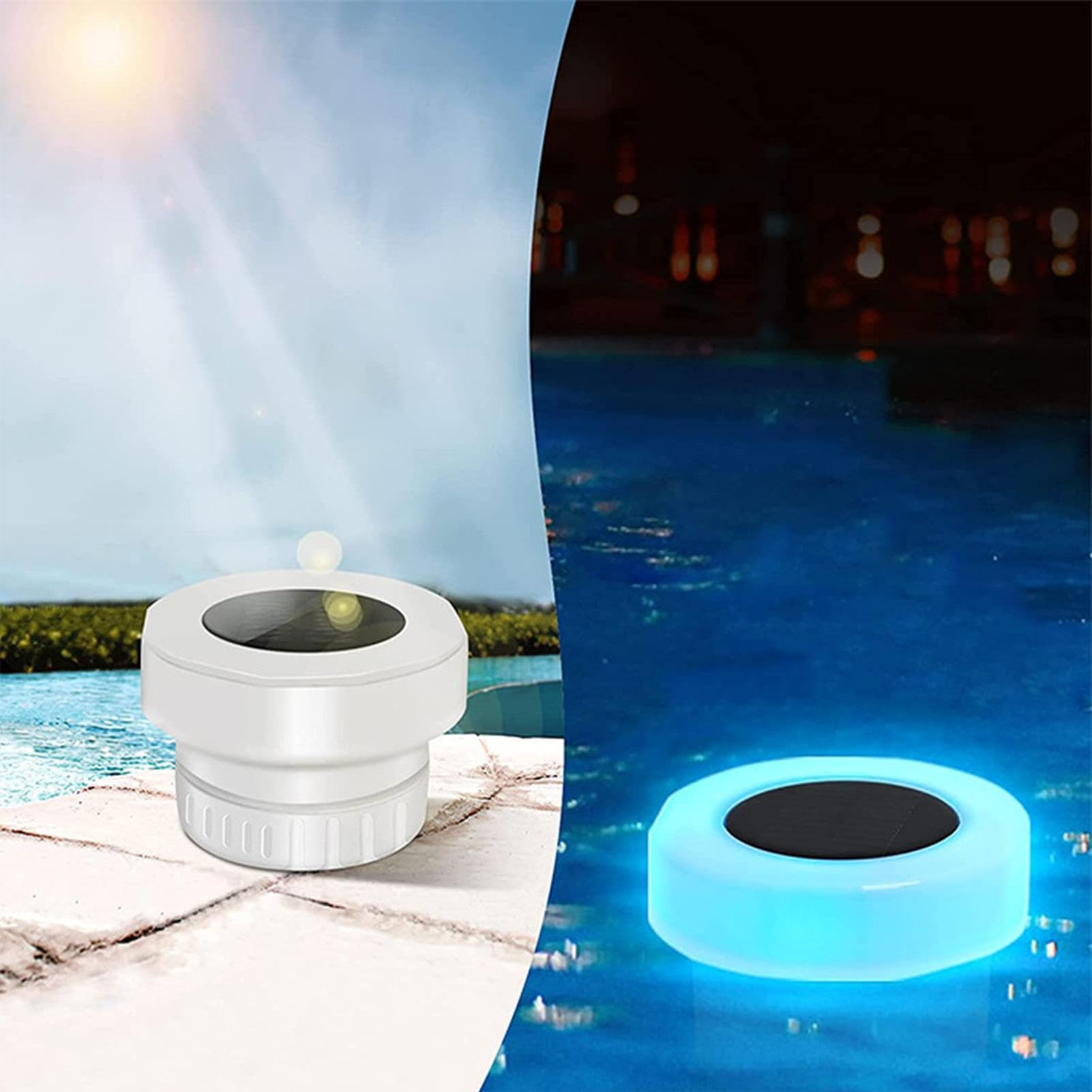 TrAdE Shop Traesio - Galleggiante Chimico Pieghevole Dispenser Regolabile Cloro Per Piscine 58656