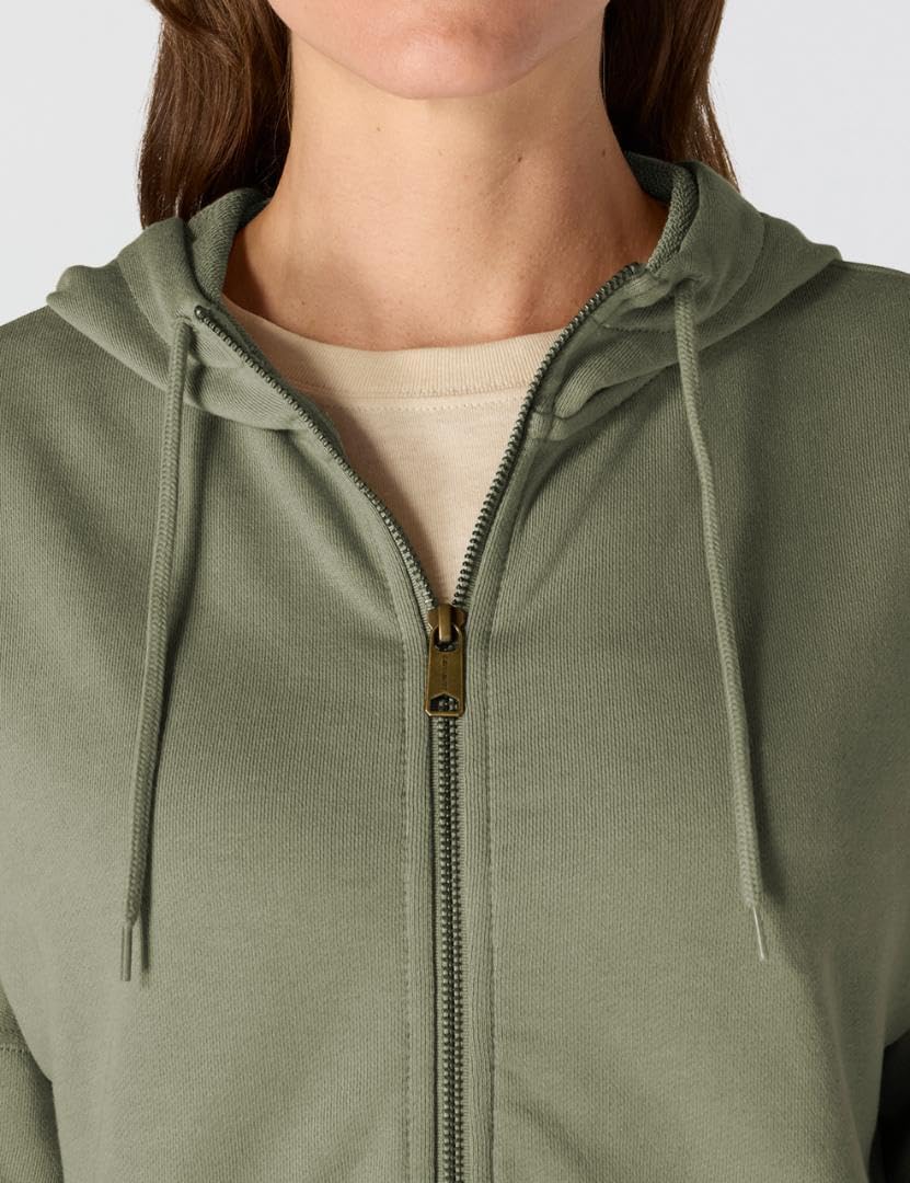 Carhartt Women's TENCEL Fiber Series Loose Fit Full-Zip Sweatshirt - Image 5