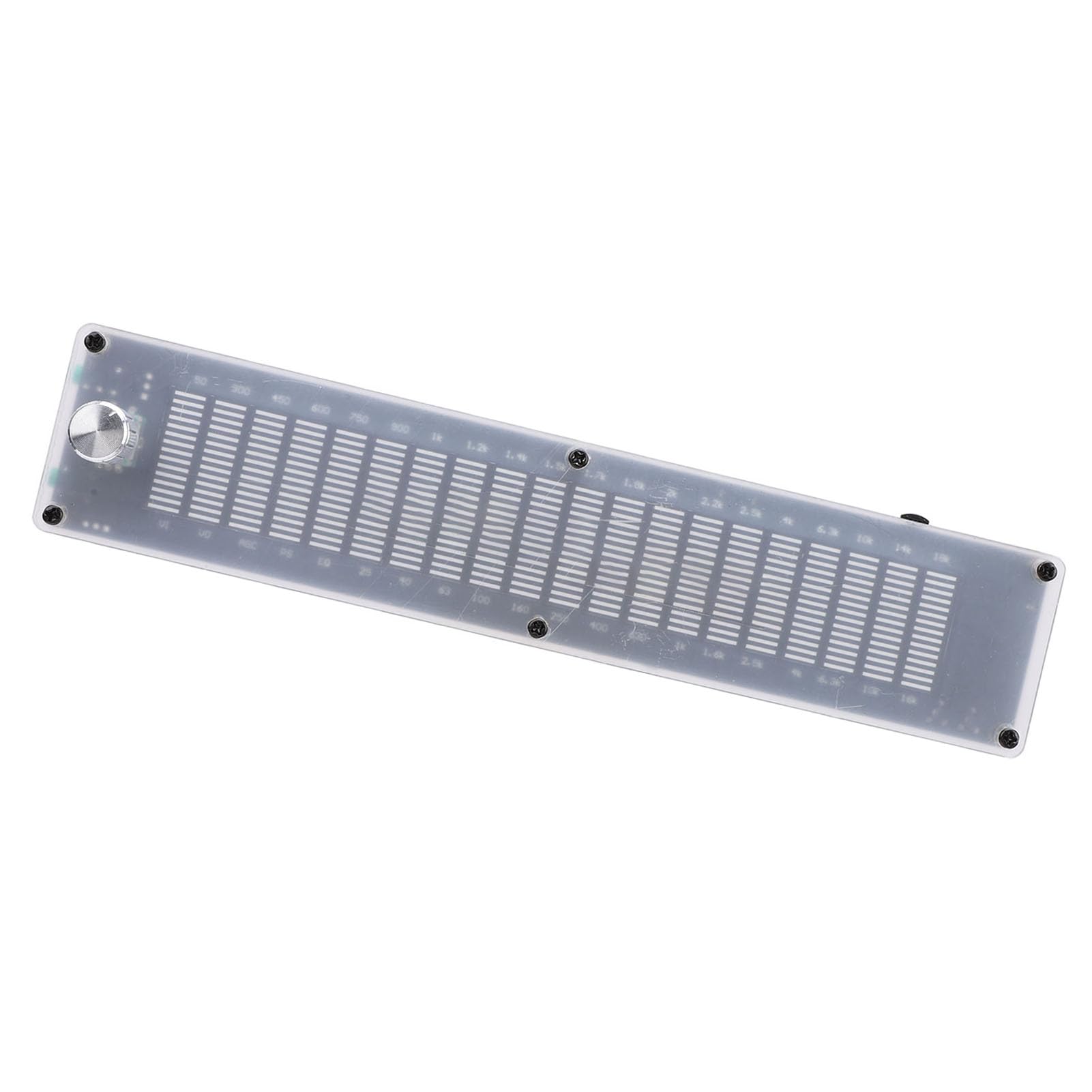 Égaliseur Musical LED 15 Bandes Stéréo Double Affichage Graphique Temps Réel Processeur Arm Compatible with Systèmes AGC Sensibilité Élevée