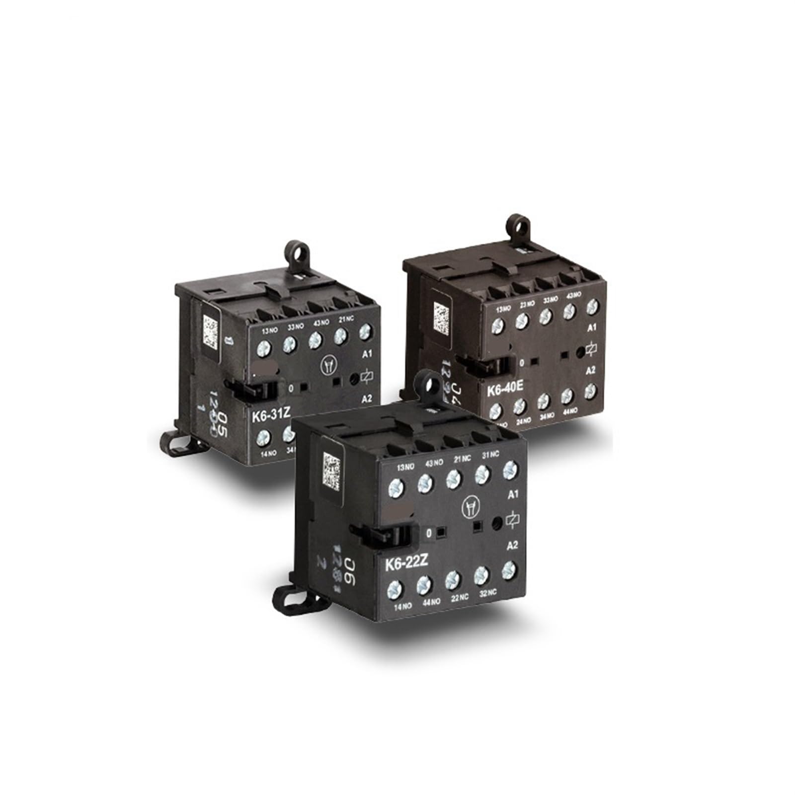 RCGKNNMUZ K6-22Z K6-31Z K6-40E 4-Pole Mini Contactor Relays AC Operated K6-22Z K6-31Z K6-40E 1Pcs(K6-31Z 110...127V)