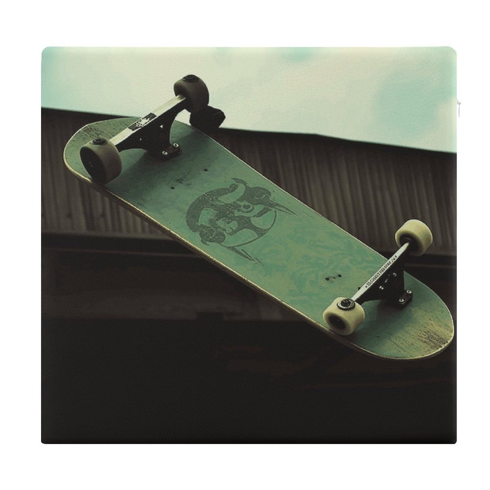 Adfgyerh Style Skateboard Cushions Memory Foam For Adults, Seat Cushion Chair Pads Soft, Square Pillows For Dining, Kitchen, Office, Patio Chairs