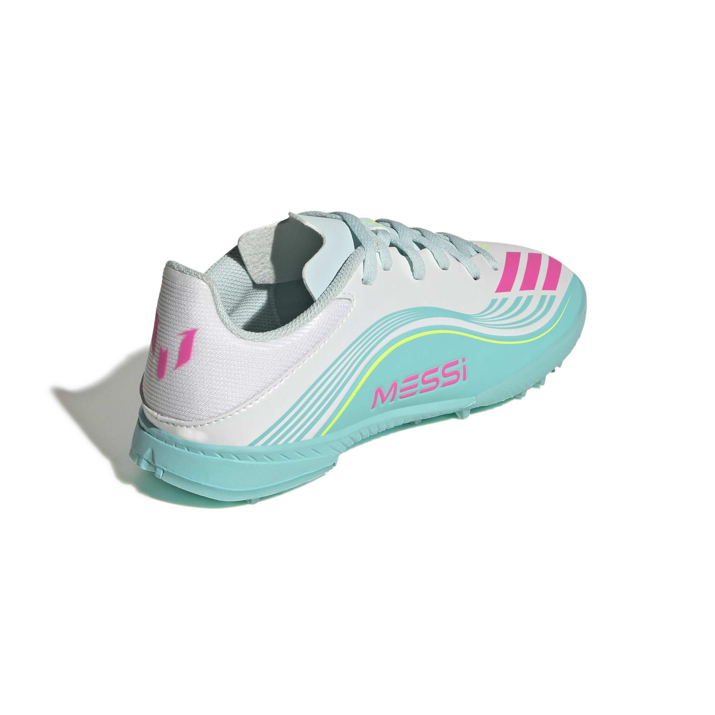 adidas Unisex Kids' Botas de fútbol F50 Messi League para moqueta para niños
