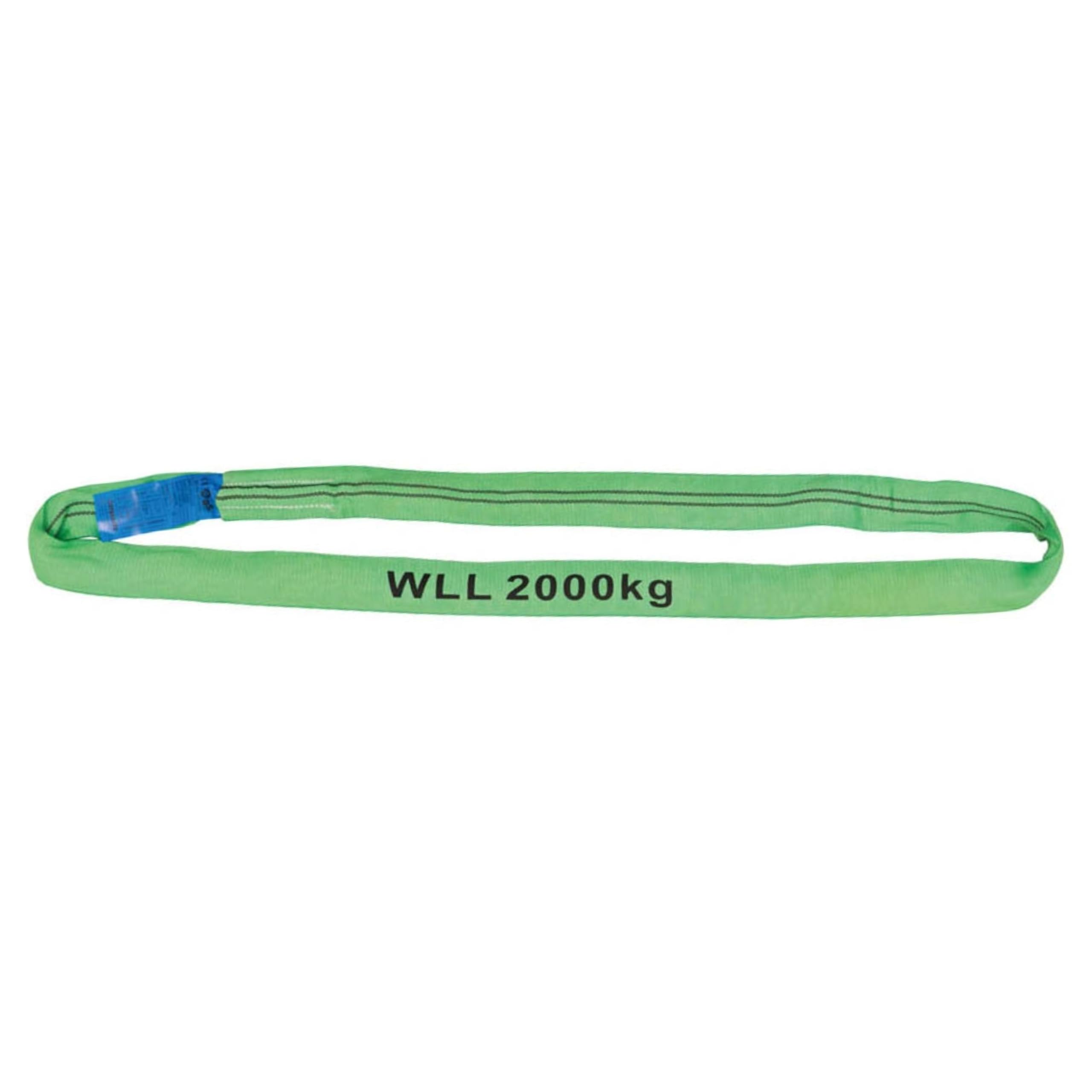 Petex 47202413 Round Sling WLL 2000 KG, Length 4 m, Circumference 8 M Green