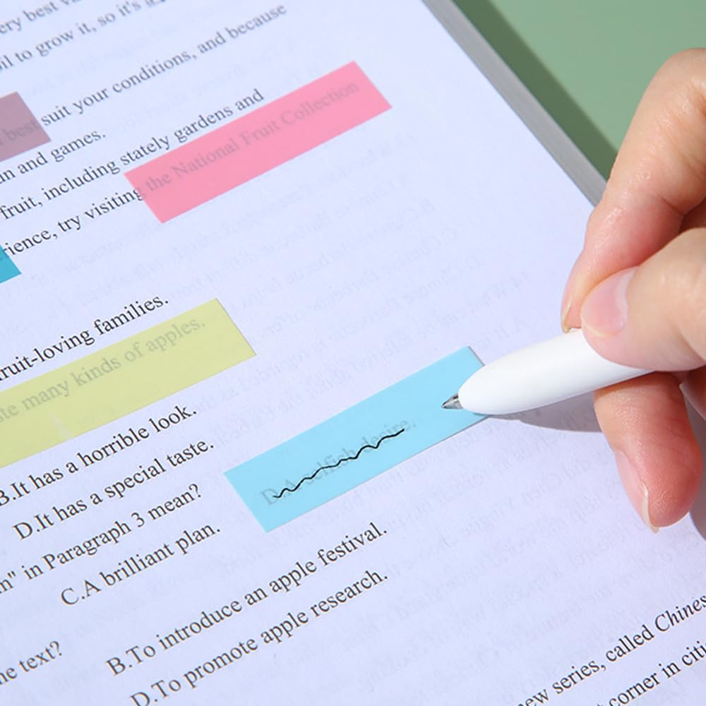 1200 sztuk znaczników, wielokolorowe, 10 stylów kart z notatkami naklejki kolorowe naklejki indeks samoprzylepne notatki do biura szkolnego znacznik lepki marker