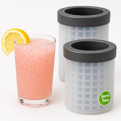 Tovolo Mini Ice Cylinder- Squeeze & Release- Set of 2, 1000422 - 2 Pack - Mini Ice Cylinder