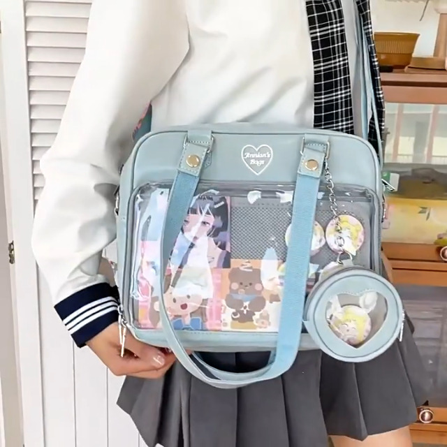 Amazon | [SENIAO TECH] 痛バッグ 痛バ ショルダーバッグ 見せ