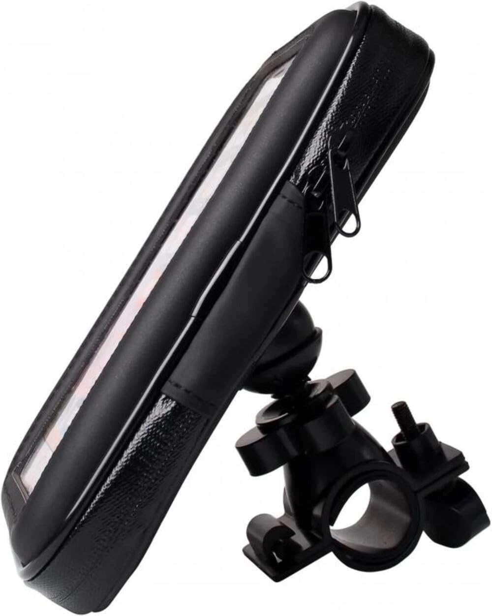NLIGHTING Porta Cellulare Impermeabile PER Bici Moto, Schermi fino 6.5”, Custodia Touch Screen e Fissaggio Universale Sicuro su Manubrio o Specchietto