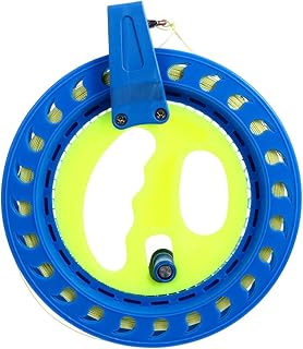 INOOMP Wire Wheel Kite String Winder Kite Flying Tool Reel Spooling Machines Kite Accessories Kite Flying Tools Hand Wheel Fly Reel Plastic Self-Locking Blue Tool Kite Parts