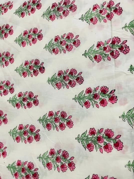 Light Pink Beige Daisy Floral Pillow Covers Vintage Flowers Decorative Pillow Cases Set of 2 Block Print Cotton Linen Throw Pillows Farmhouse Decor for Sofa Cover (Color-6, 20x20)