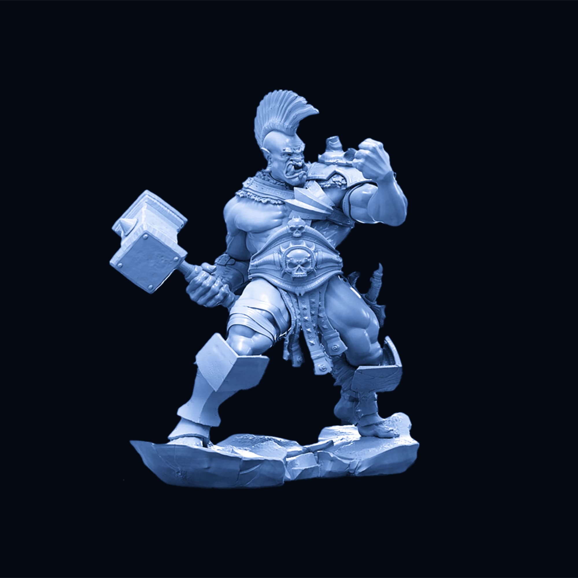 1/24 Ancient orc Warrior Resin Soldier Model Miniature Model kit unassembled and unpainted Resin Parts //61P3-04