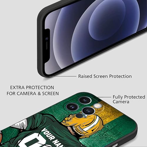 Miniatura 3 de Funda personalizada con nombre y número del equipo de fútbol para iPhone 17 Air 16 15 14 13 12 11 Pro Max mini Xr Xs X 7 8 Plus SE 6s 6, funda