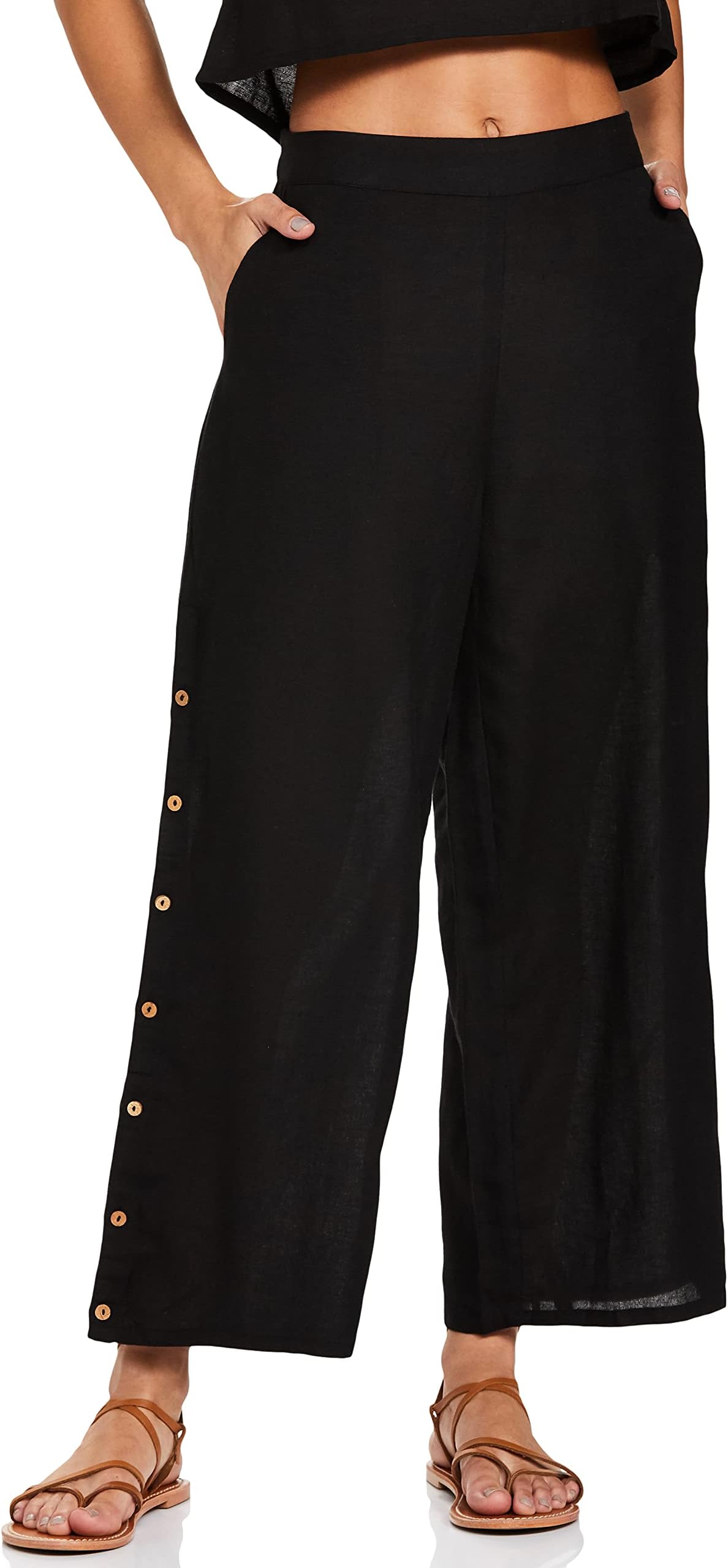 global desi Women's Straight Fit Pants