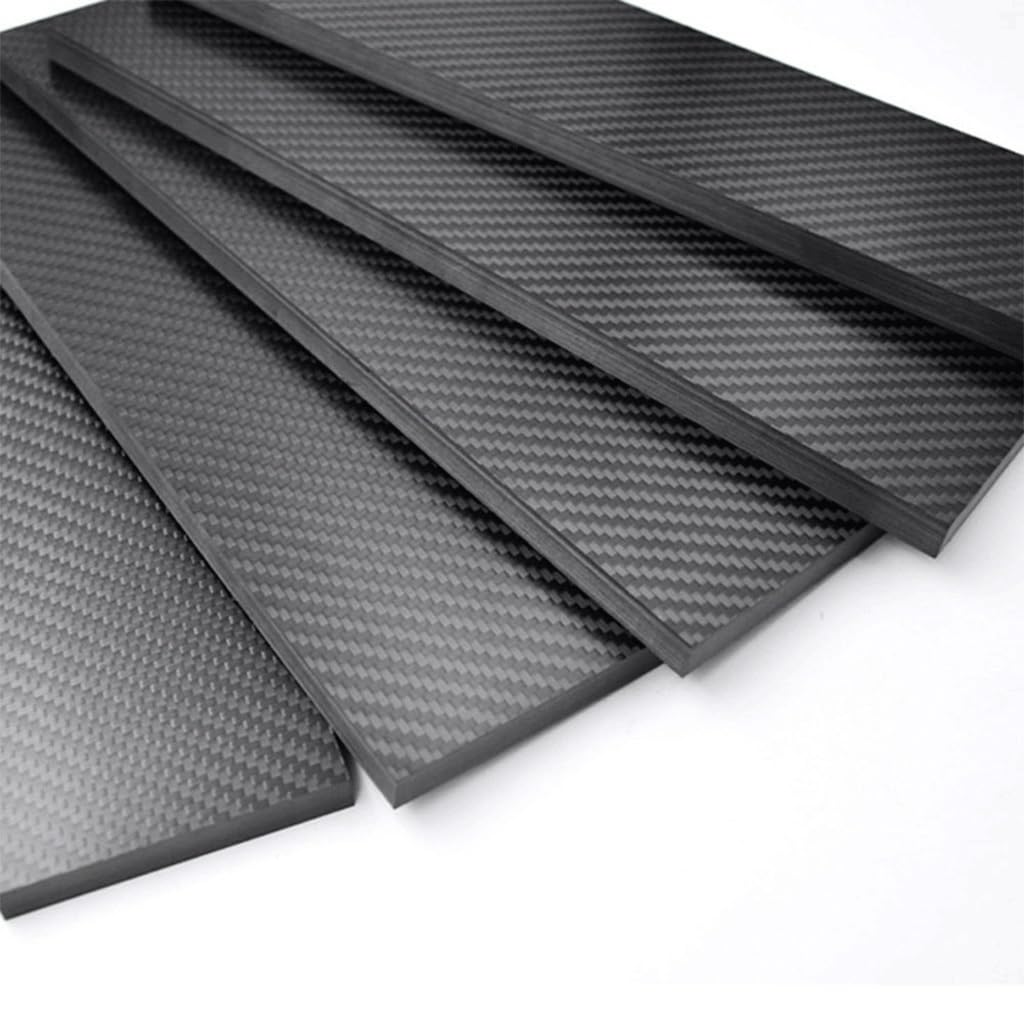 Arkusz z włókna węglowego 3K o wysokiej wytrzymałości - lekki materiał kompozytowy do projektów DIY i sprzętu mechanicznego(5x20x490mm)
