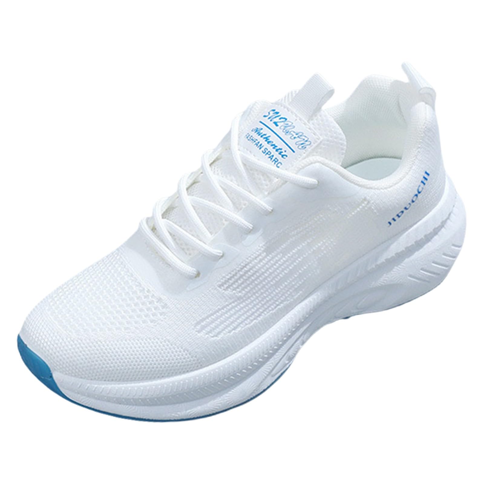 Baskets blanches femme chaussures de course confortables et légères loisirs - 8