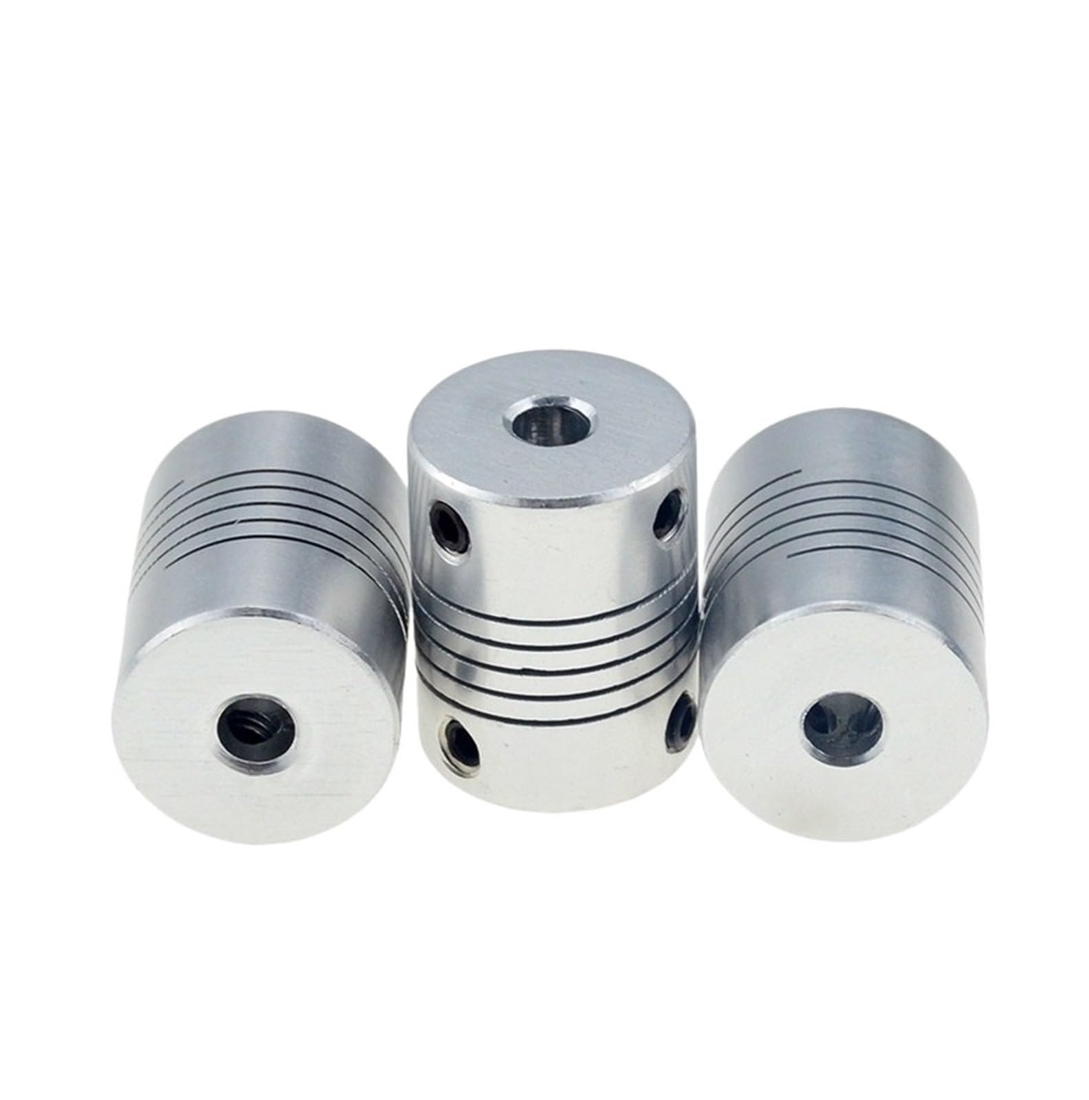 Rigid coupling,Stainless steel rigid coupling 3pcs D19L25 5x8mm CNC Motor Shaft Coupler Flexible Coupling