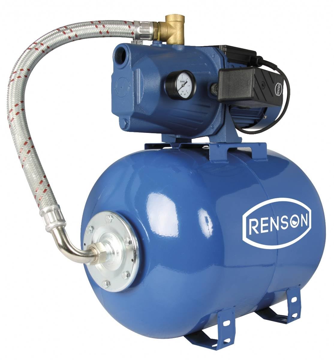 Groupe de surpression 50L, FABRICATION FRANCAISE, 900W, 230V, Débit max 50L/min, Pression max 10 bar, livré avec manomètre et pressostat RENSON