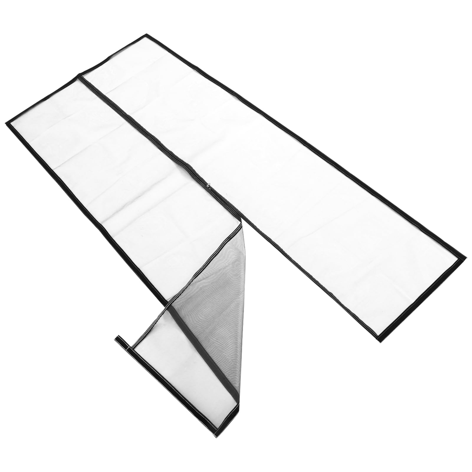 FONDOTIN Sturdy Mesh Cat Door Screen Pet Dog Zipper Screen Prevent Escape Easy to Use