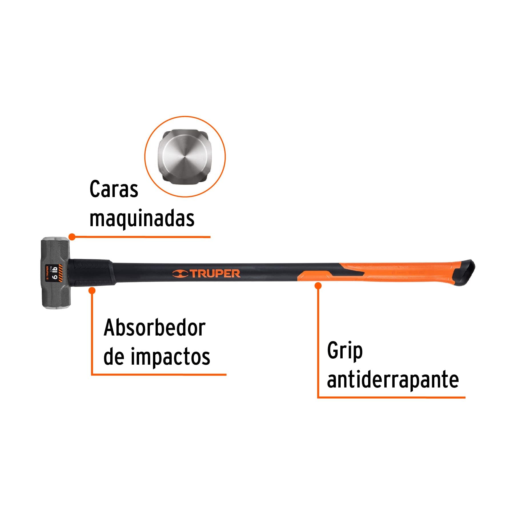 TRUPER MAR-20 Martillos de enmarcar de 567 g, mango de 356 mm