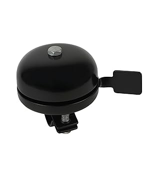 OXYGEN Cycle Bell for Bicycle Universal Metal Bicycle Bell Loud Clear Ring Bell for Cycle MTB Road and Kids Bikes Durable Weatherproof Rust Resistant Easy Install Handlebar Bell Black