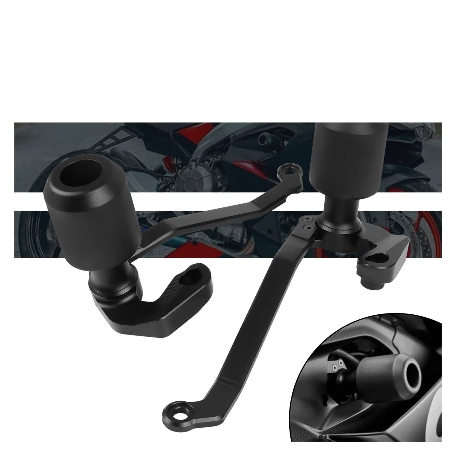 HMLTD Tamponi Paratelaio Moto per Aprili&a RS660 RS 660 2020 2021-2023 Accessori Moto Paratelaio Carenatura Protezione Anticaduta Protezione Antiurto